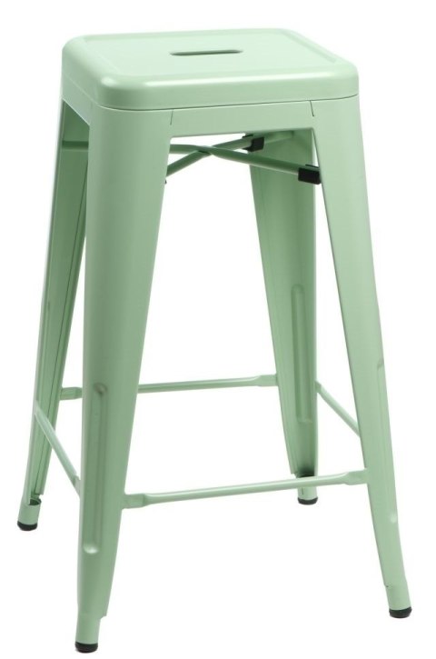 Hoker Paris 66cm zielony inspirowany Tolix Hoker Paris 66cm zielony inspirowany Tolix