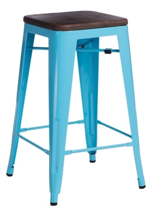 Hoker Paris Wood 65cm niebieski sosna orzech Hoker Paris Wood 65cm niebieski sosna orzech