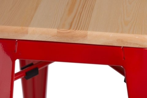 Hoker Paris Wood 75cm czerwony sosna natura Hoker Paris Wood 75cm czerwony sosna natura
