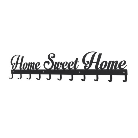 Wieszak Sweet Home czarny Wieszak Sweet Home czarny