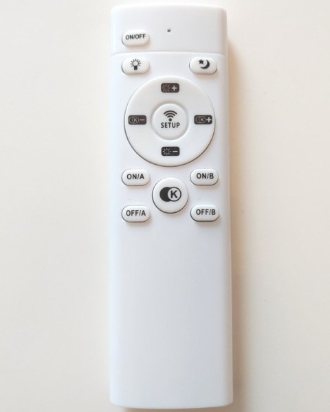 Lampa wisząca CIRCLE 40+40 LED tytanowa 1 podsufitce