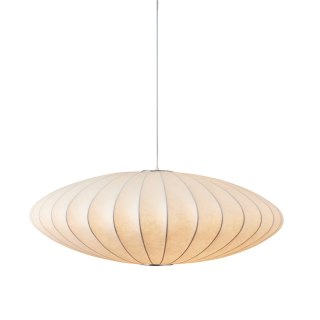 Lampa wisząca SILK FLAT biała 60 cm