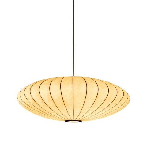 Lampa wisząca SILK FLAT biała 60 cm