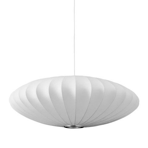 Lampa wisząca SILK FLAT biała 60 cm