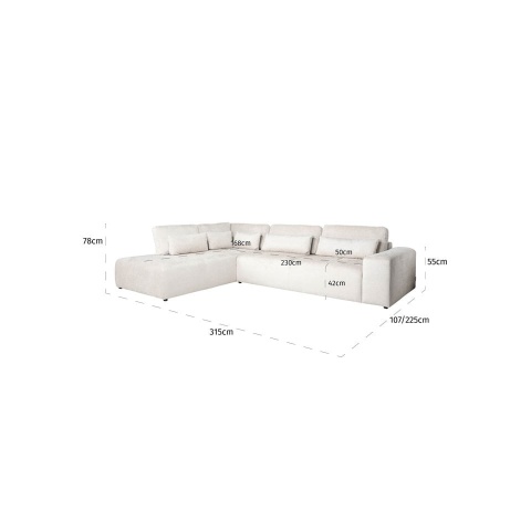 RICHMOND sofa narożna LUND L
