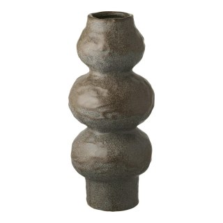 Wazon ceramiczny szaro-brązowy