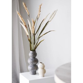 Wazon ceramiczny szaro-brązowy