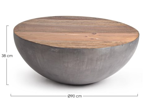 BIZZOTTO stolik kawowy AMBA 35,5 żółty