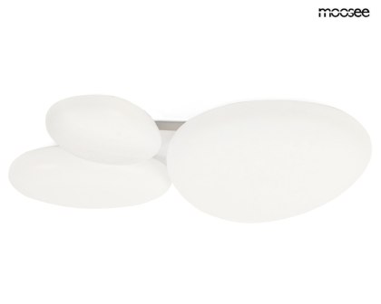 MOOSEE lampa sufitowa / plafon CLOUD 3 biała
