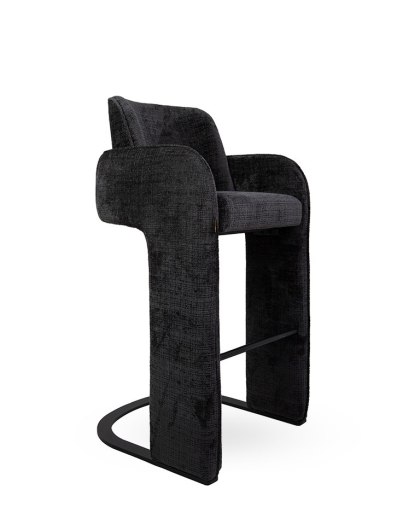 MaMaison krzesło barowe BORA czarne