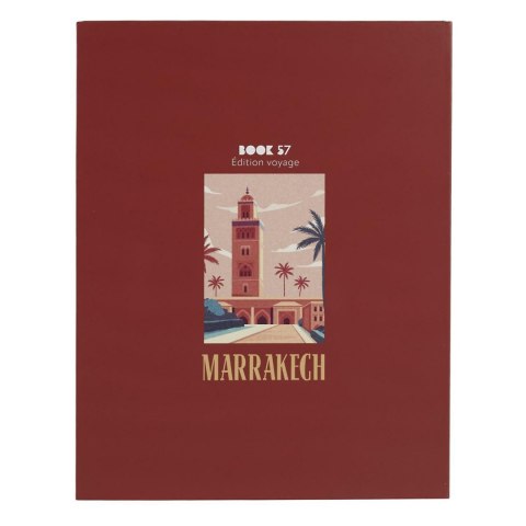 Pudełko książka Marrakech czerwona