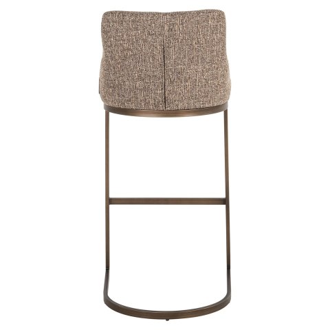 RICHMOND zestaw 2 krzeseł barowych BOLTON brown tweed
