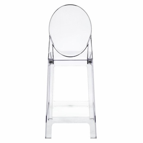 Stołek barowy Viki transparentny OUTLET