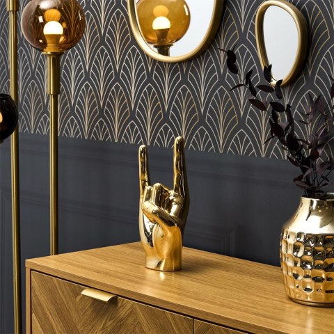 Dekoracja, figurka Dłoń Rock and Roll złota