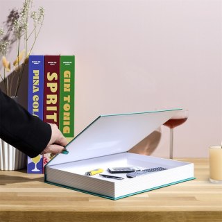 Pudełko książka Pinacolada fioletowa