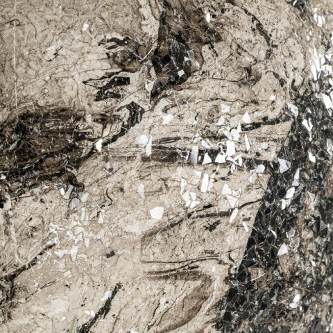 RICHMOND wazon DELISHA biały / czarny