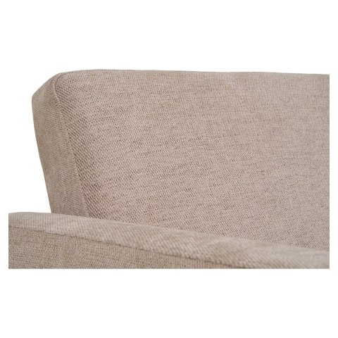 Sofa rozkładana Kells beżowa ciemna/ naturalne nogi
