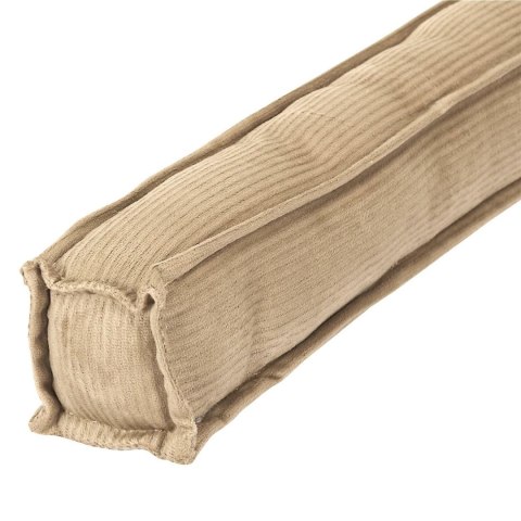 Stoper/ wałek do drzwi sztruks zielony