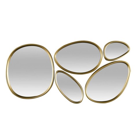 Zestaw 5 luster Organic Shape złote