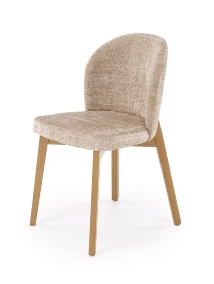 BASSO krzesło dąb naturalny / tap: CREMONA 14 (beżowy)