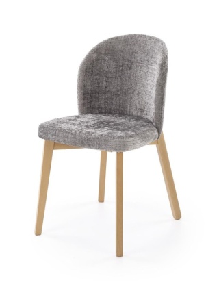 BASSO krzesło dąb naturalny / tap: CREMONA 96 (popiel)