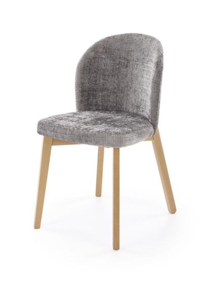 BASSO krzesło dąb naturalny / tap: CREMONA 96 (popiel)