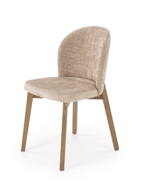 BASSO krzesło jasny orzech / tap: CREMONA 14 (beżowy)