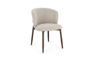 BIZZOTTO krzesło AMALIA brązowe / beżowe