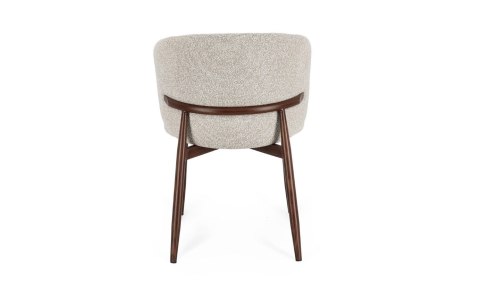 BIZZOTTO krzesło AMALIA brązowe / beżowe