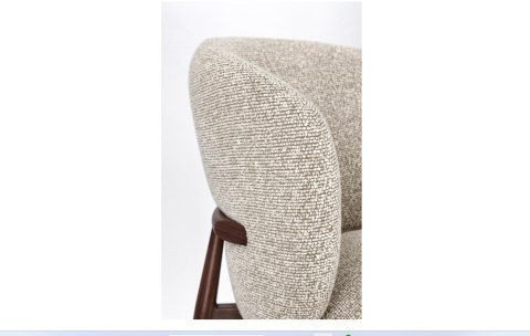 BIZZOTTO krzesło AMALIA brązowe / beżowe