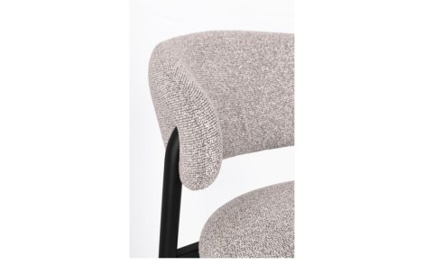 BIZZOTTO krzesło CASSANDRA czarne / szare