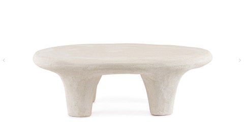 BIZZOTTO stolik kawowy ALBIN 102x62 beżowy