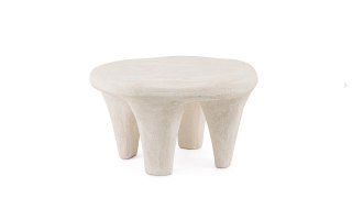 BIZZOTTO stolik kawowy ALBIN 66x60 beżowy