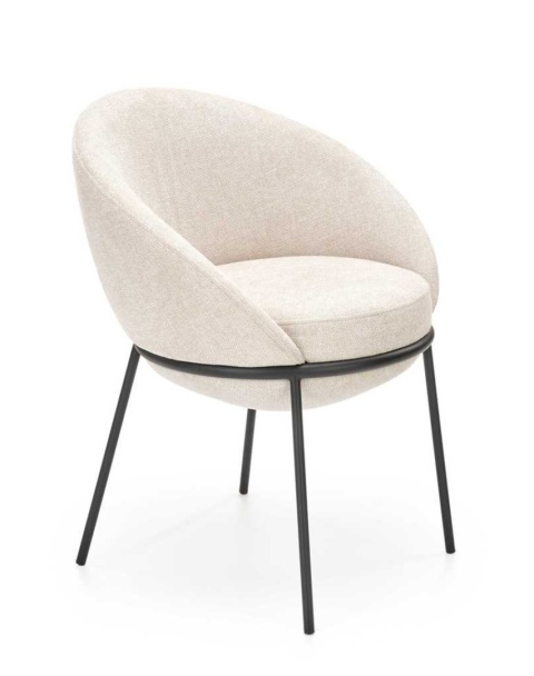 Krzesło K482 kubełkowe beżowy