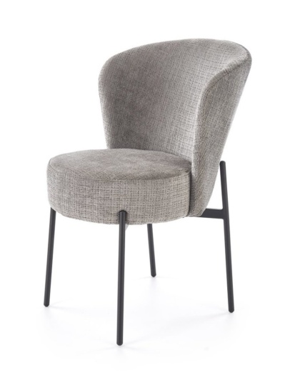 Krzesło K590 tapicerowane popielaty