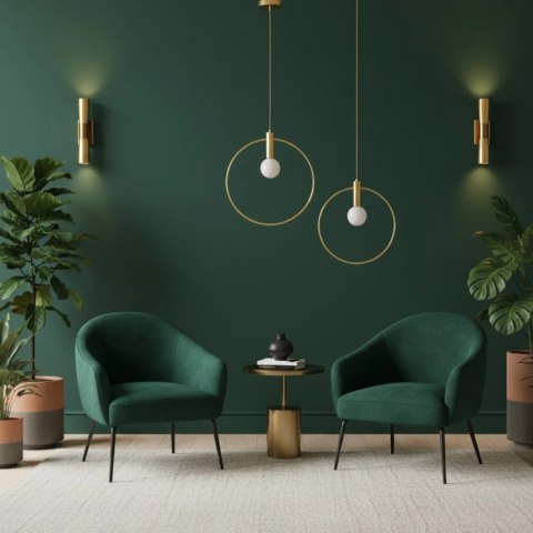 Lampa wisząca Bella złota 40 cm