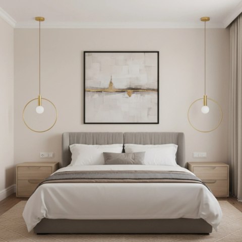 Lampa wisząca Bella złota 40 cm