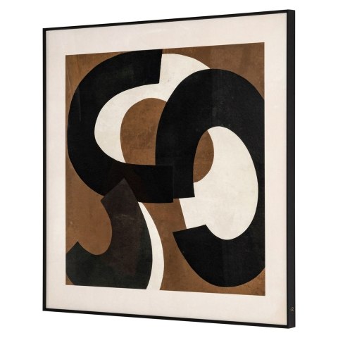 RICHMOND obraz EUPHORIA RIGHT 80x80 cm brązowy