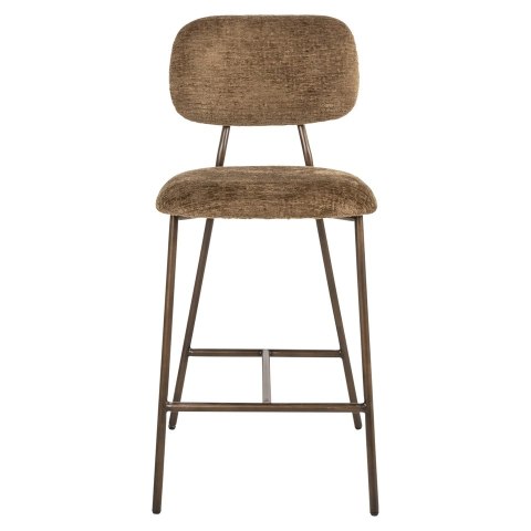 RICHMOND zestaw 2 krzeseł barowych XENIA 65 cm brązowy