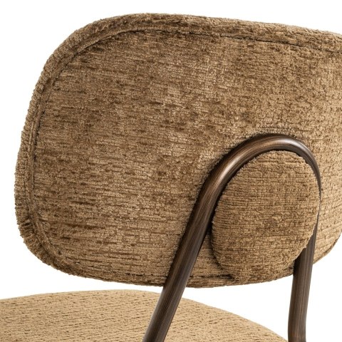 RICHMOND zestaw 2 krzeseł barowych XENIA 65 cm brązowy