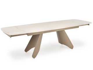 SALIX stół rozkładany 180-260 cm trawertyn / kaszmir