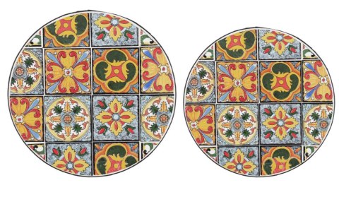 BIZZOTTO zestaw stolików kawowych NAXOS czarny