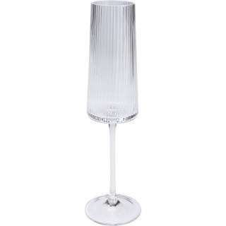 KARE komplet 4 kieliszków do szampana RIFFLE 215 ml