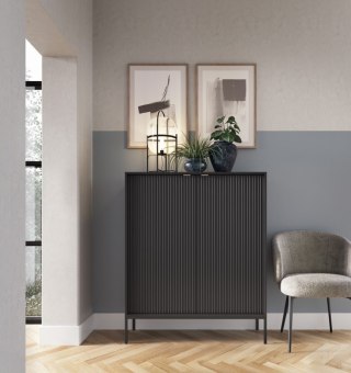 Komoda Delicious 2 wysoka czarna