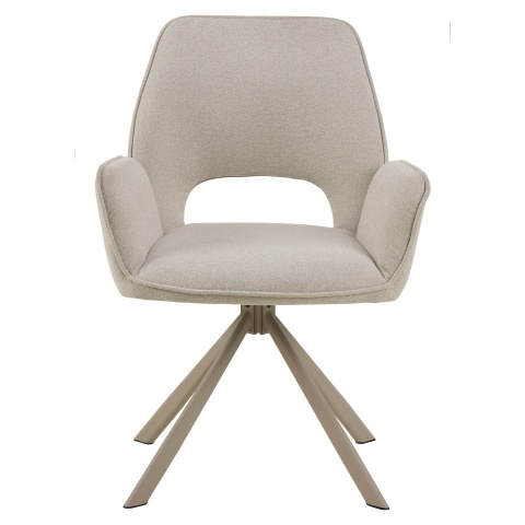 Krzesło obrotowe Graham beżowe Apia / kaszmir