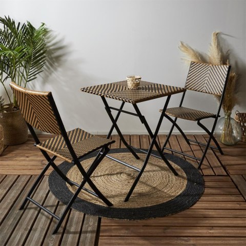 Krzesło składane Marron plecione