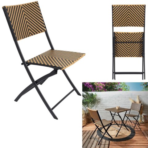 Krzesło składane Marron plecione