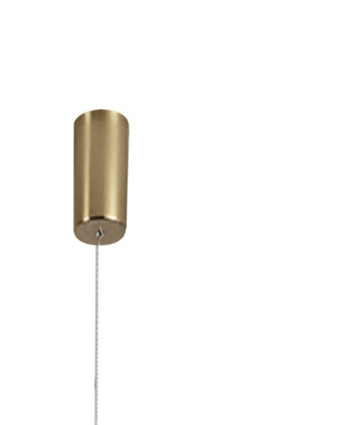 Lampa wisząca O-LINE LED 63 cm złoty połysk