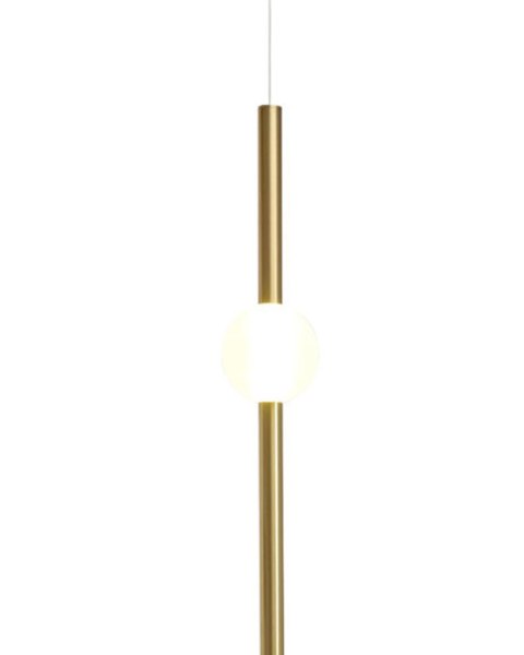 Lampa wisząca O-LINE LED 63 cm złoty połysk