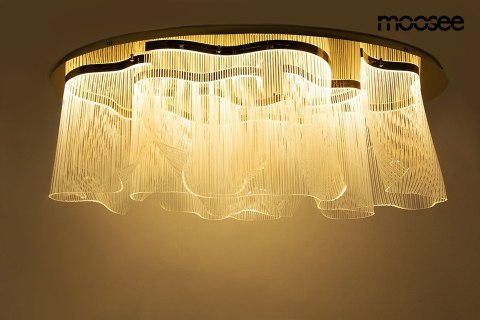 MOOSEE lampa sufitowa / plafon FIREFLY 180 złota